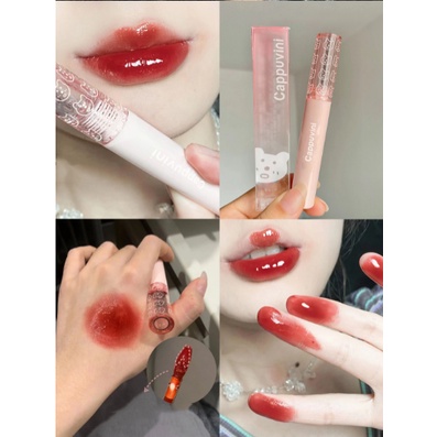 CAPPUVINI  Son môi sáng bóng Môi chống lại lớp da