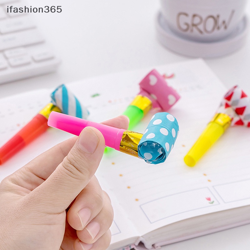 Set 20 / 40 Còi Thổi Nhiều Màu Sắc Họa Tiết Rồng Vui Nhộn ifashion365