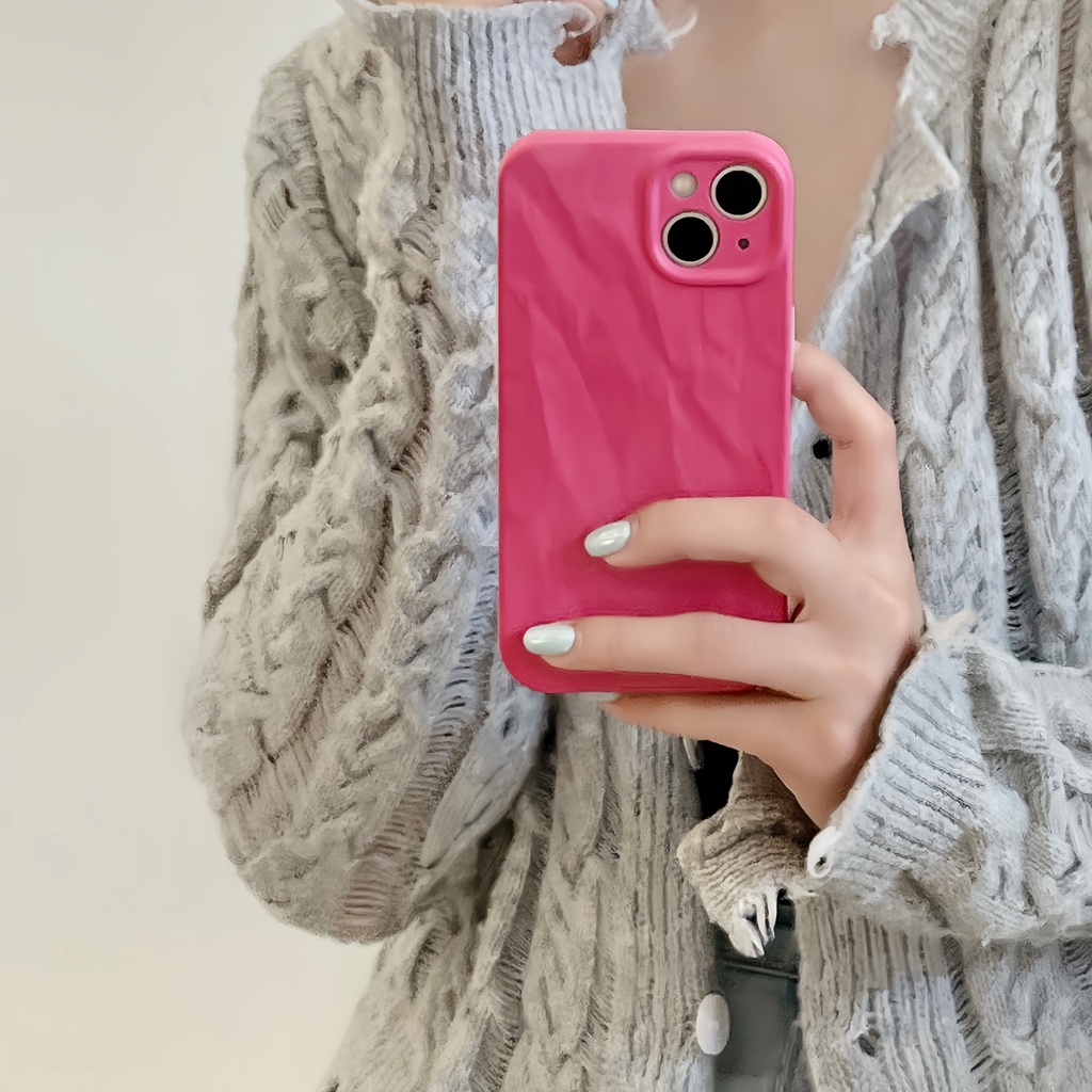 Ốp Điện Thoại Nhựa PC Cứng Chống Sốc Màu Bưởi Đơn Giản Cho iPhone 14 13 12 11 PRO MAX