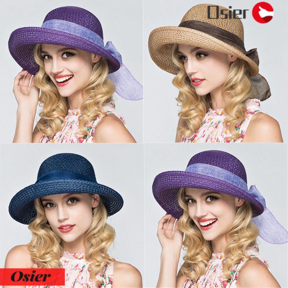 Mũ Panama Vành Rộng Thắt Nơ Ruy Băng Thời Trang Nữ 1 Tuổi