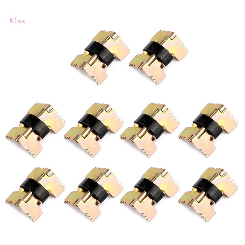 Set 10 Bản Lề Hộp Kim Loại Gấp Gọn Tự Khóa Chuyên Dụng