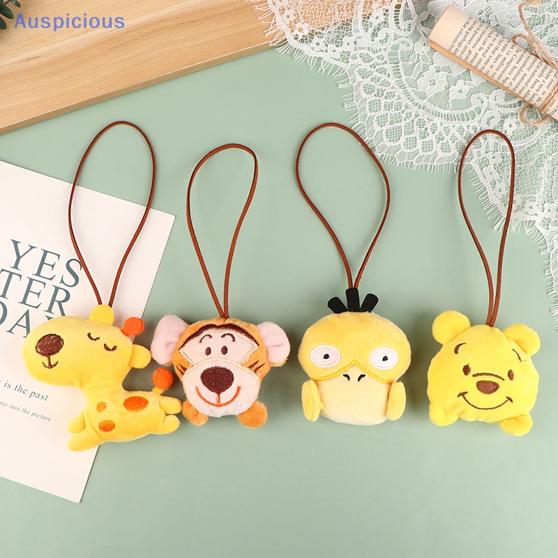 Móc Chìa Khóa / Tên / Gấu / Hươu Cao Cổ / Vịt Nhồi Bông Chống Thất Lạc Dễ Thương Tiện Dụng