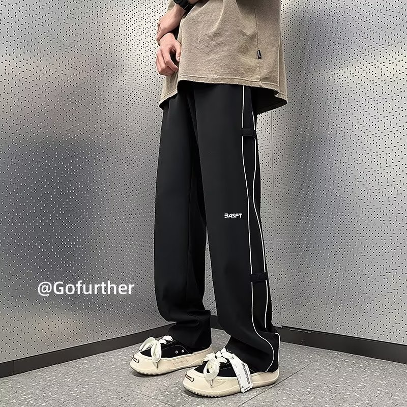 Quần Dài Ống Rộng Phong Cách Đường Phố Thời Trang Mùa Hè Cho Nam