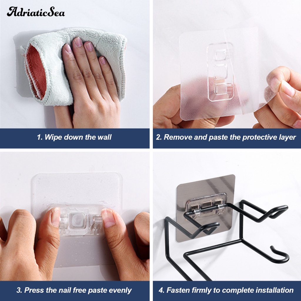 Giá Đỡ Máy Sấy Tóc Gắn Tường Chống Thấm Nước Tiện Dụng