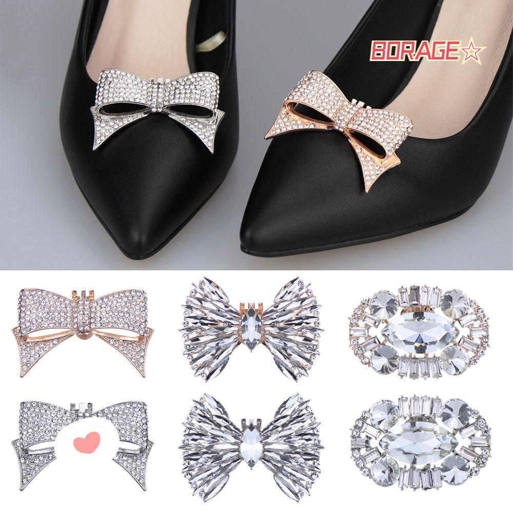 Borag Trang Trí Giày Clip Phụ Nữ|Giày Cao Gót Phối Khóa Cài Quyến Rũ Trẻ Trung Cho Bạn Gái