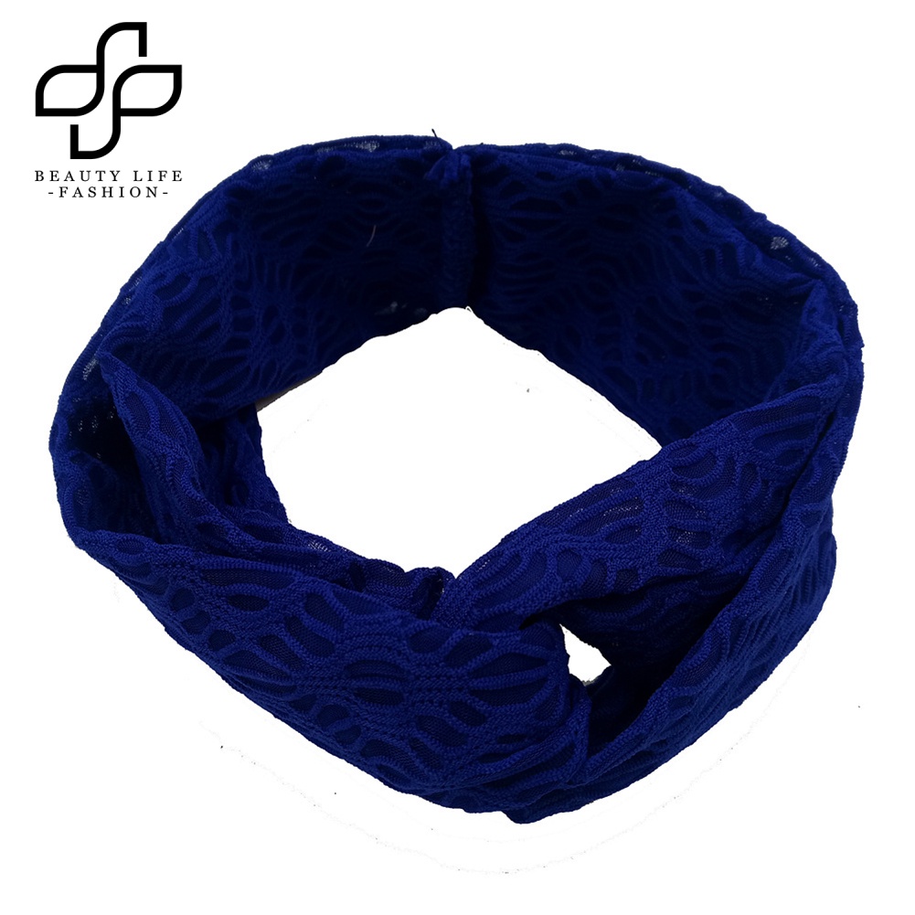 Băng Đô Ren Màu Trơn Dễ Thương Cho Bé Gái