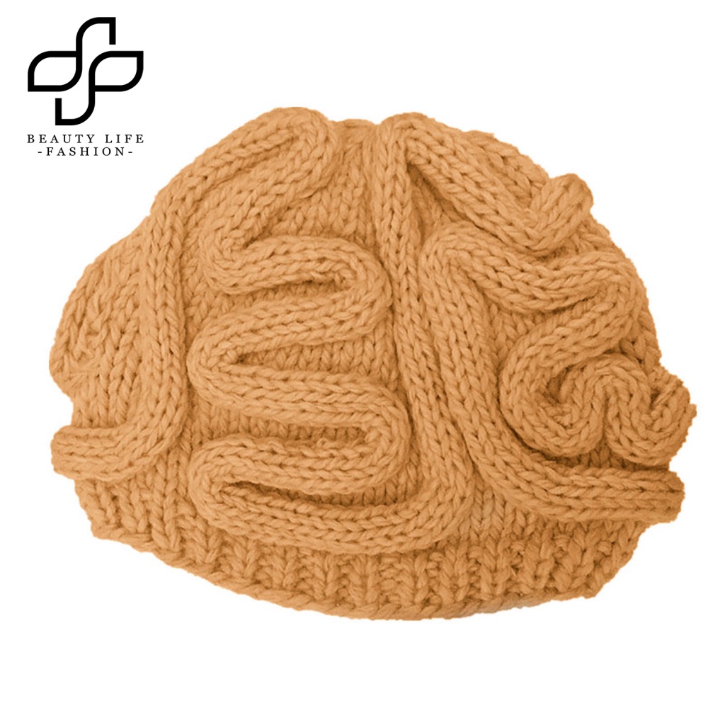 Mũ Len Beanie Họa Tiết Ngộ Nghĩnh Cho Bé Chụp Ảnh