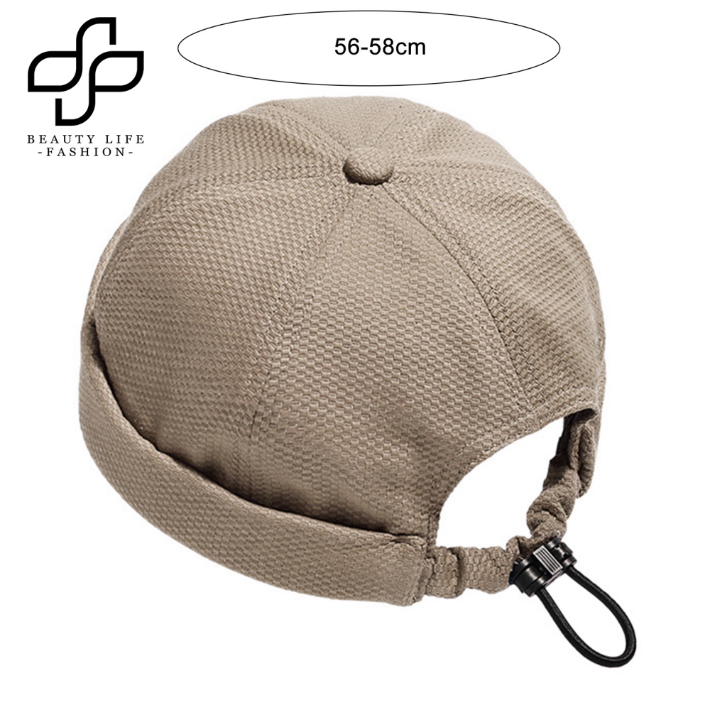 Beautylifefashion Mũ Beanie Không Vành Màu Tươi Trẻ Phong Cách Hip hop Unisex