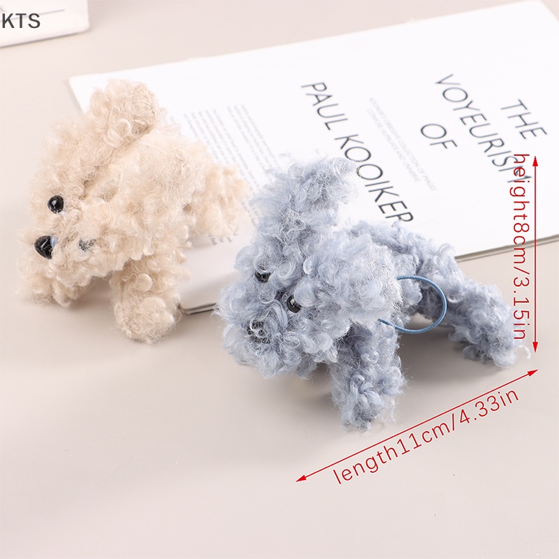 Móc Khóa Hình Chó Nhồi Bông Hoạt Hình Đáng Yêu
