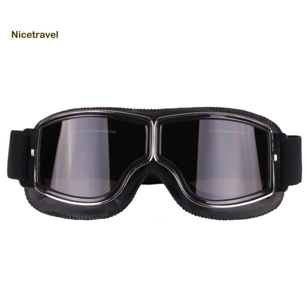 Kính Gắn Mũ Bảo Hiểm Chắn Gió Phong Cách Vintage