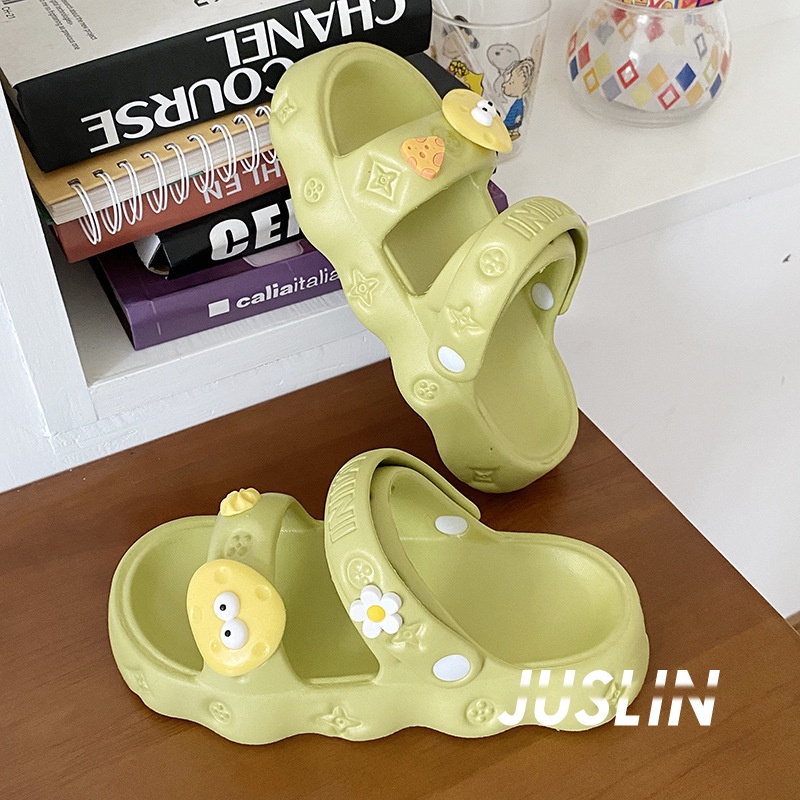 JUSLIN dép dép nữ dép bánh mì nữ dép bánh mì nữ 2023 NEW 060502