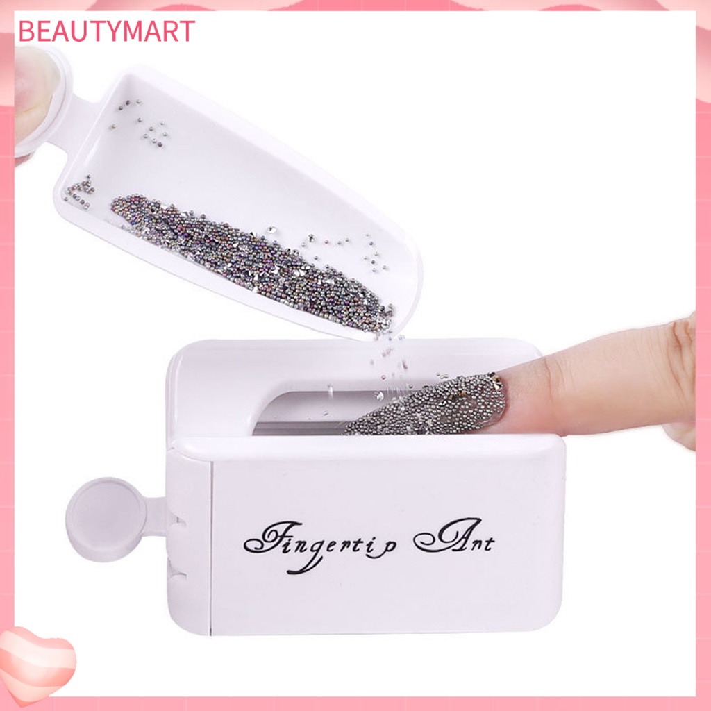 Hộp Đựng Bột Nhúng Trang Trí Móng Tay Hai Ngăn Tiện Dụng