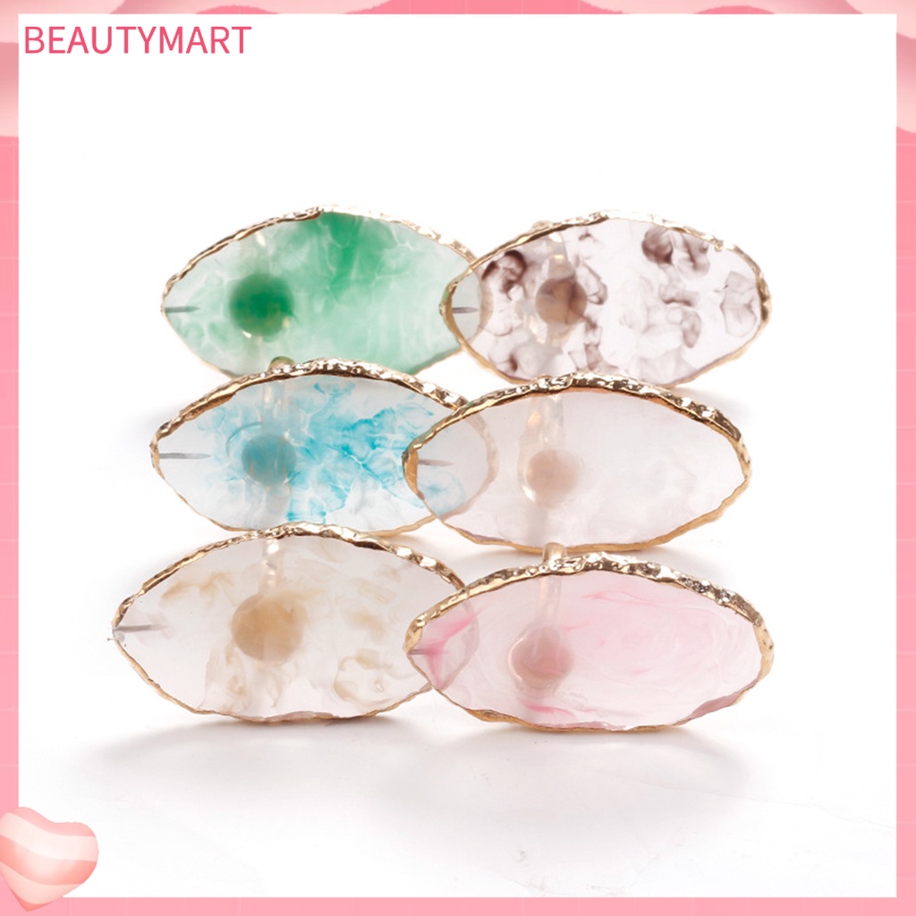 Bảng Pha Màu Sơn Móng Tay Bằng Resin Bền Dễ Vệ Sinh Đa Năng Có Thể Tái Sử Dụng