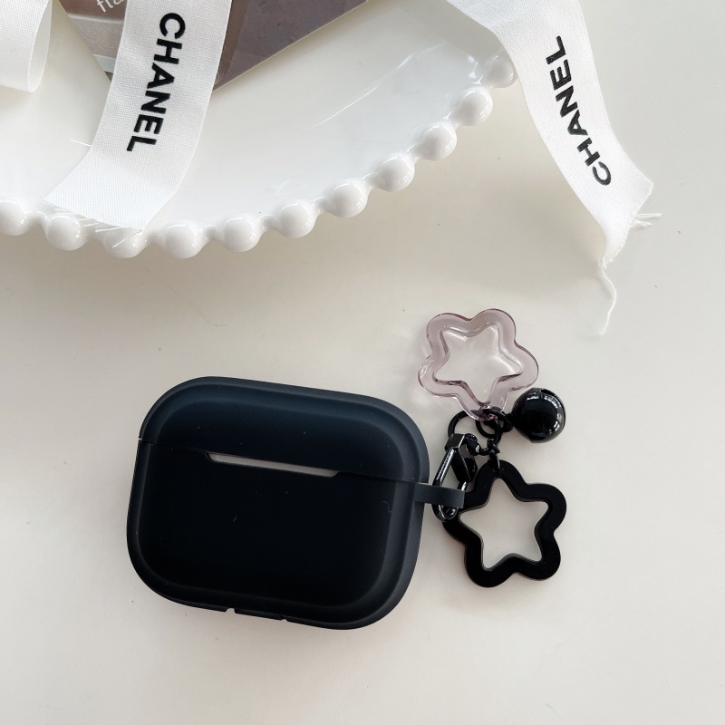 Vỏ Bảo Vệ Hộp Sạc Tai Nghe AirPods 1 2 3 4 Pro inPods i12 Bluetooth Không Dây Bằng Silicon Mềm Màu Trơn Chống Sốc