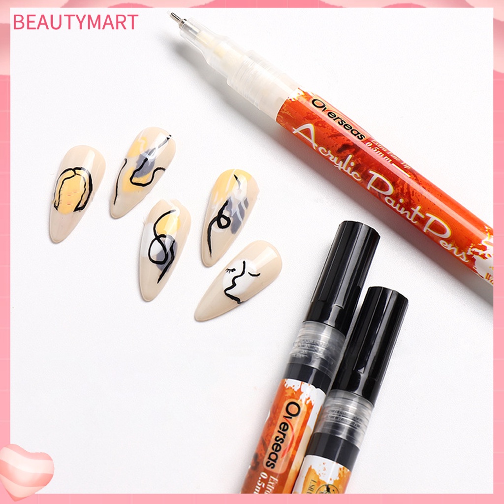 Bút Vẽ Trang Trí Móng Tay Nhanh Khô Không Gây Kích Ứng Dễ Sử Dụng