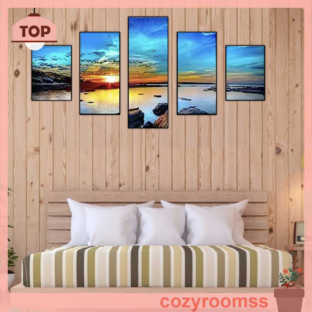 Tranh Đính Đá Kim Cương Toàn Bộ 5D DIY Hình Vẽ Phong Cảnh Trang Trí Nhà Cửa