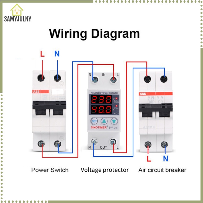 Rơ Le Bảo Vệ Dòng Điện 220V Thông Minh Có Thể Điều Chỉnh Qua Và Dưới