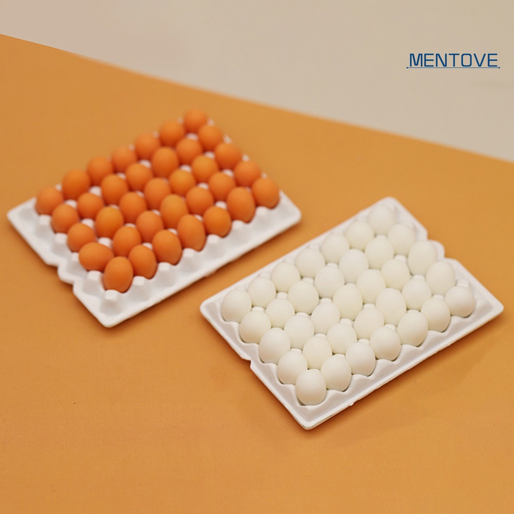 1 Bộ Khay Đựng Trứng Mô Hình Chống Rơi Vỡ Dung Tích Lớn Cho Nhà Búp Bê