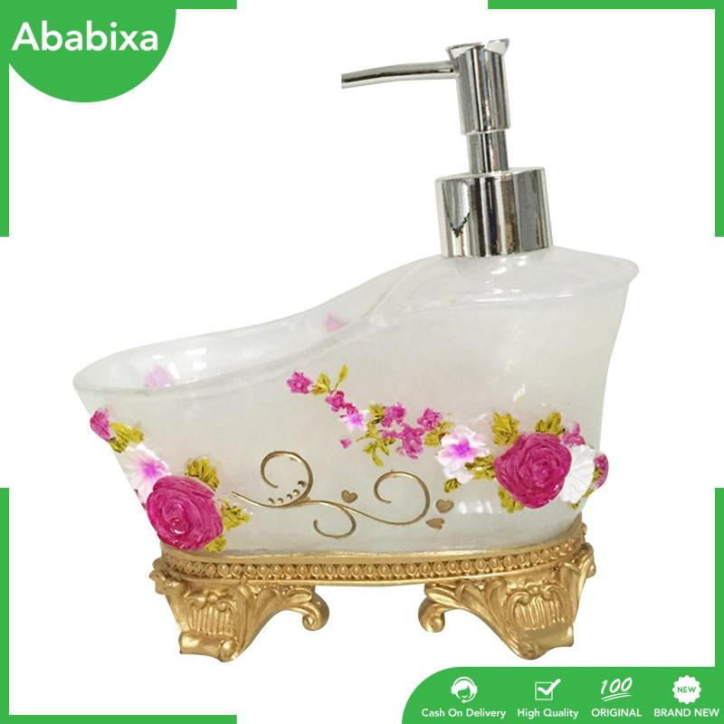 1 Bình Đựng Xà Phòng Rửa Tay Dạng Nhấn Bằng Nhựa Resin