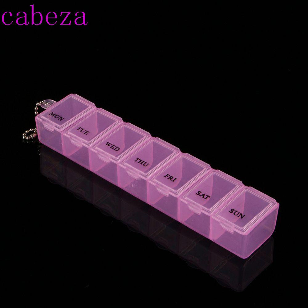 Hộp Đựng Thuốc 7 Ngày Bằng Nhựa Màu Sắc Ngẫu Nhiên Tiện Dụng Ốp