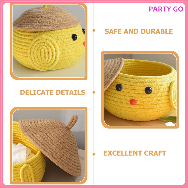 Thùng Rác Cotton Họa Tiết Hoạt Hình Xinh Xắn Dành Cho Bé