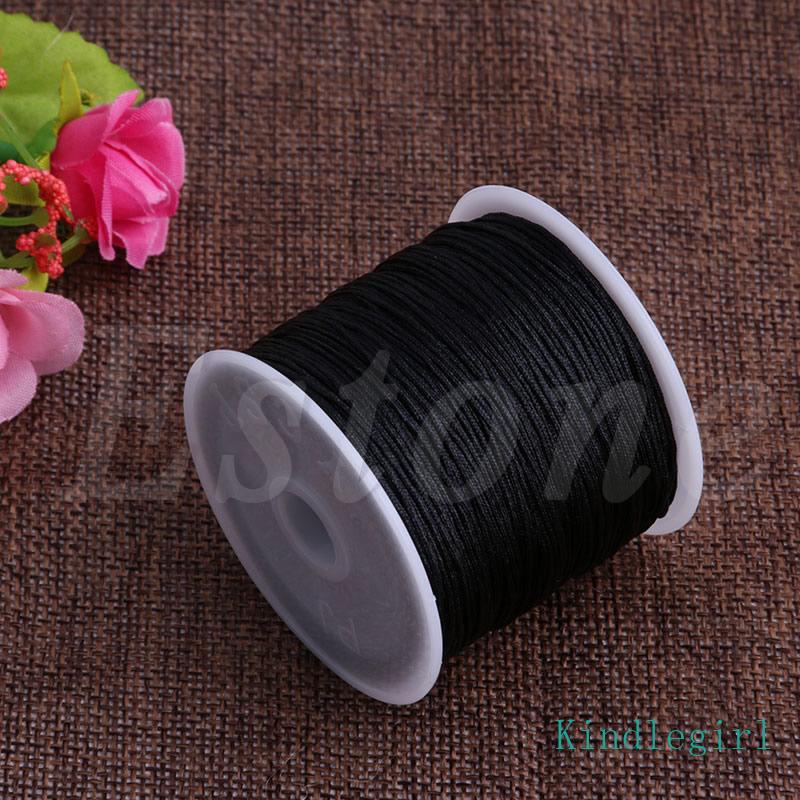 Cuộn Dây Nylon Làm Vòng Đeo Tay Kích Thước 0 8mm Dài 45M