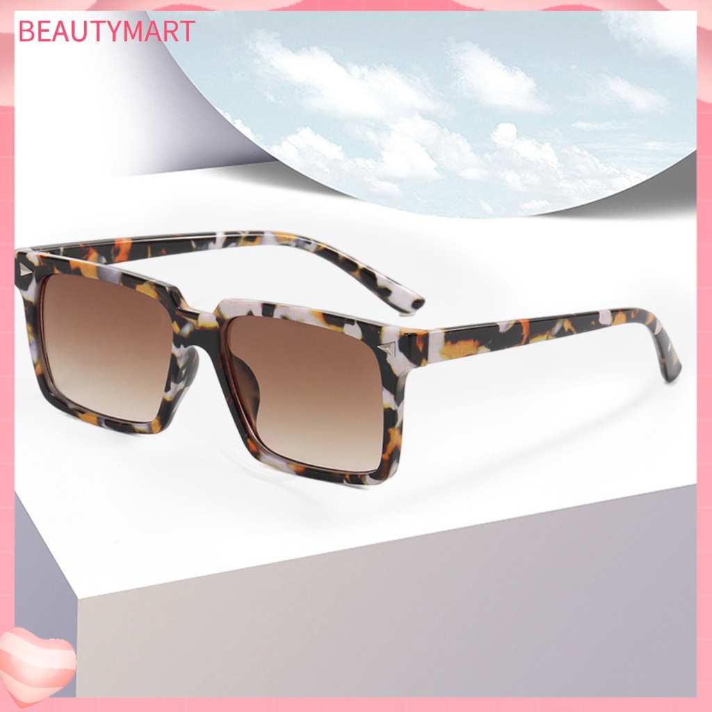 Kính Mát Hình Chữ Nhật Nhỏ Chống Tia UV400 Màu Sắc Thời Trang Unisex