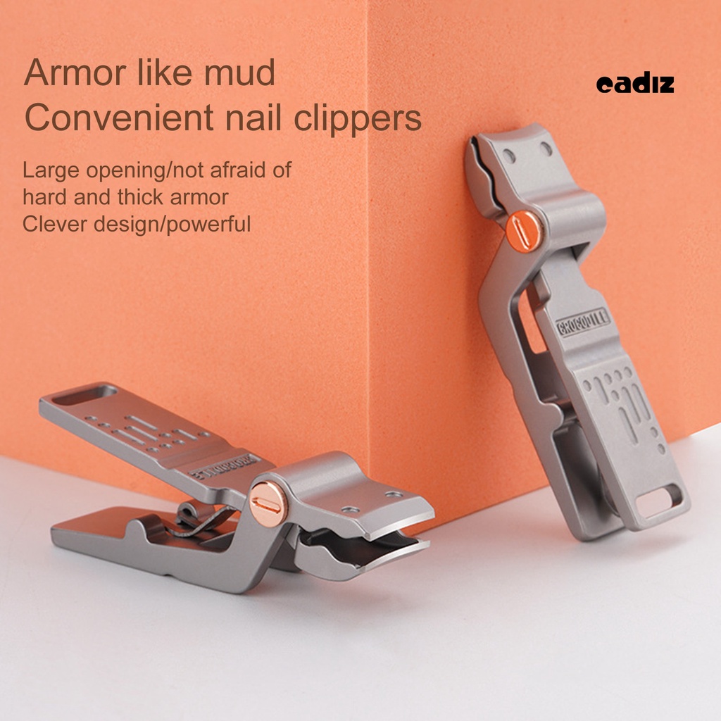 1 Bộ Kềm Cắt Móng Có Móc Khóa Bằng Thép Không Gỉ Giúp Tiết Kiệm Sức Khỏe