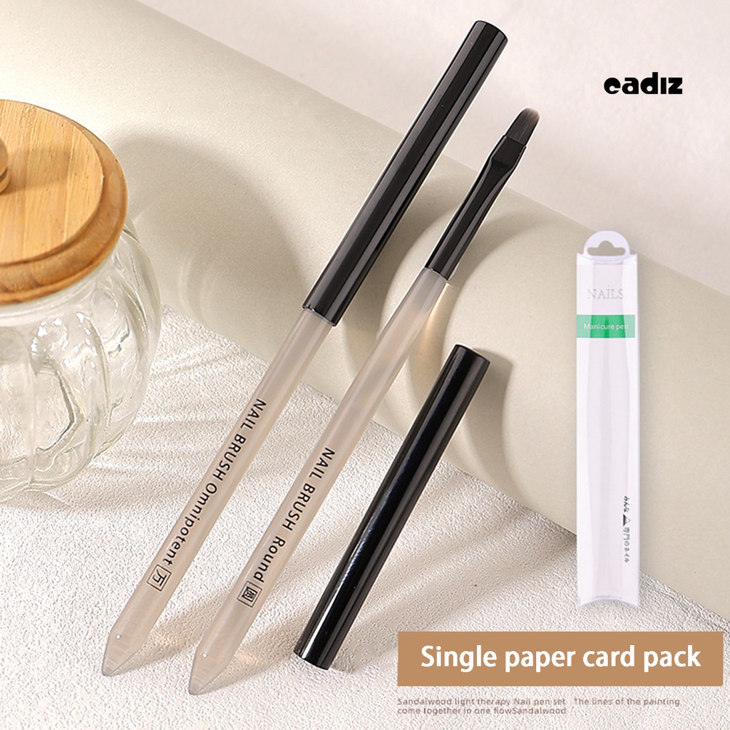 Bút Vẽ Móng Tay Nghệ Thuật Với Vỏ Kim Loại Với Vỏ Acrylic Mềm Mại Và Tay Cầm Bằng Kim Loại Thoải Mái Dành Cho Sơn Gel UV