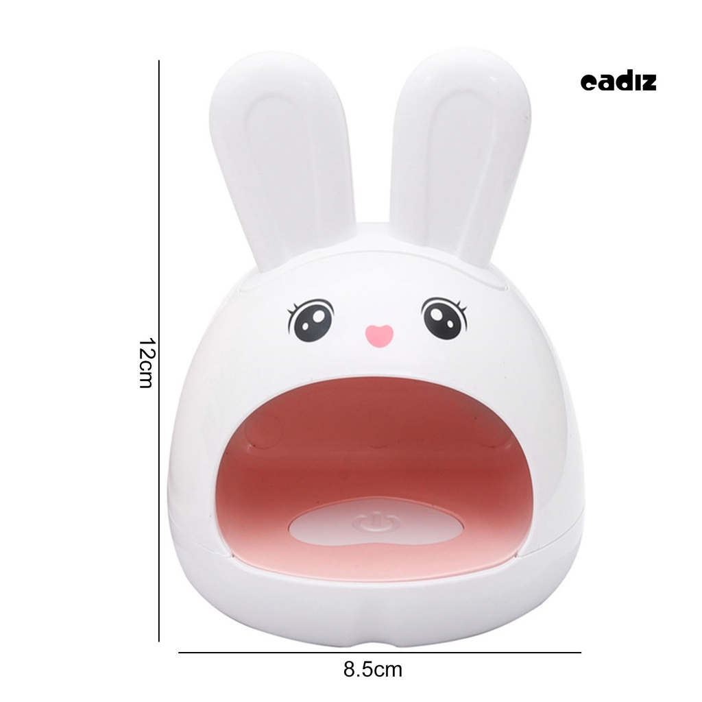 Bộ Đèn LED UV Hong Khô Móng Tay 24W DIY Hình Thỏ Dễ Thương