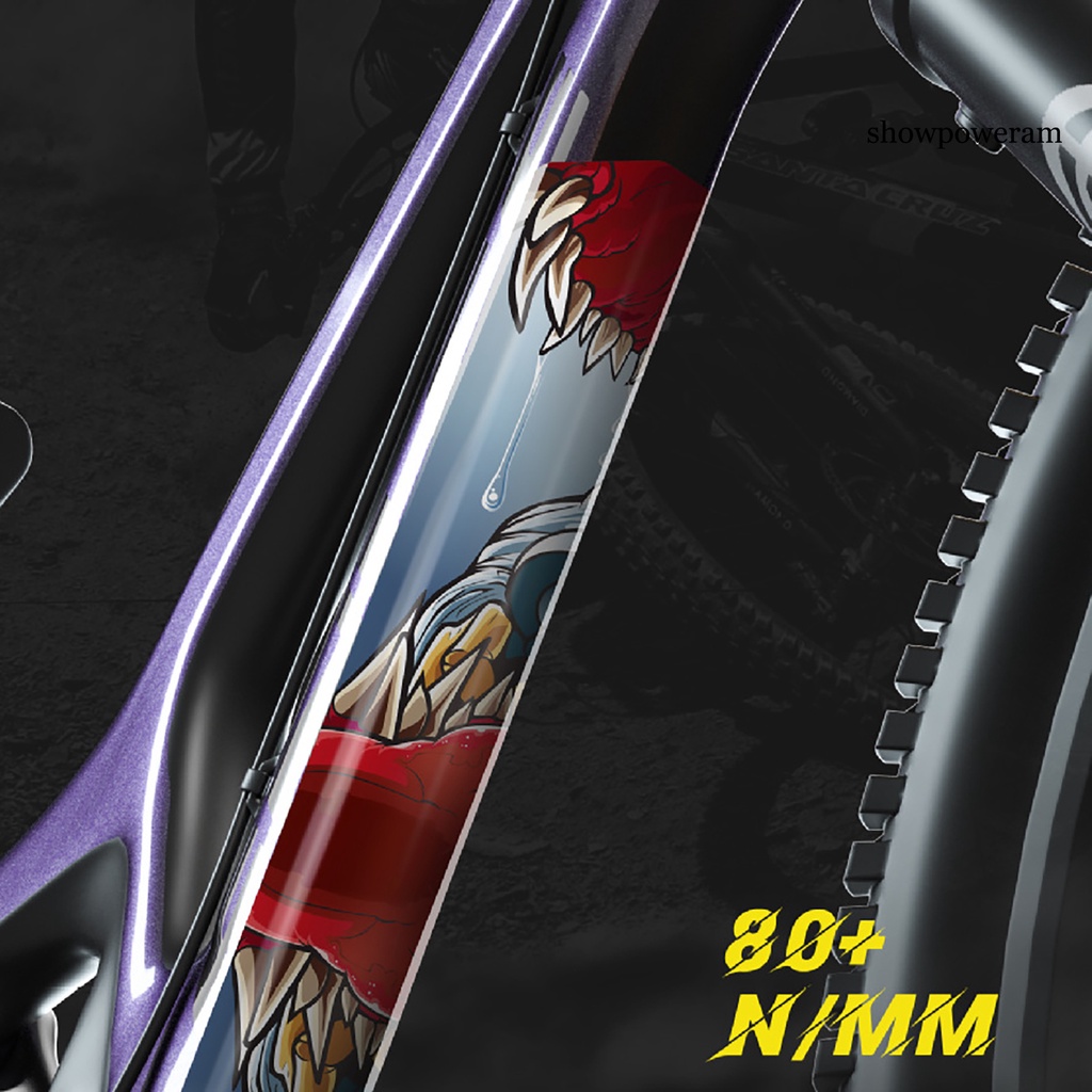 Bộ Miếng Dán Trang Trí Khung Xe Đạp SP-1 Bằng TPU Chống Nước Chống Trầy Xước Họa Tiết Hoạt Hình