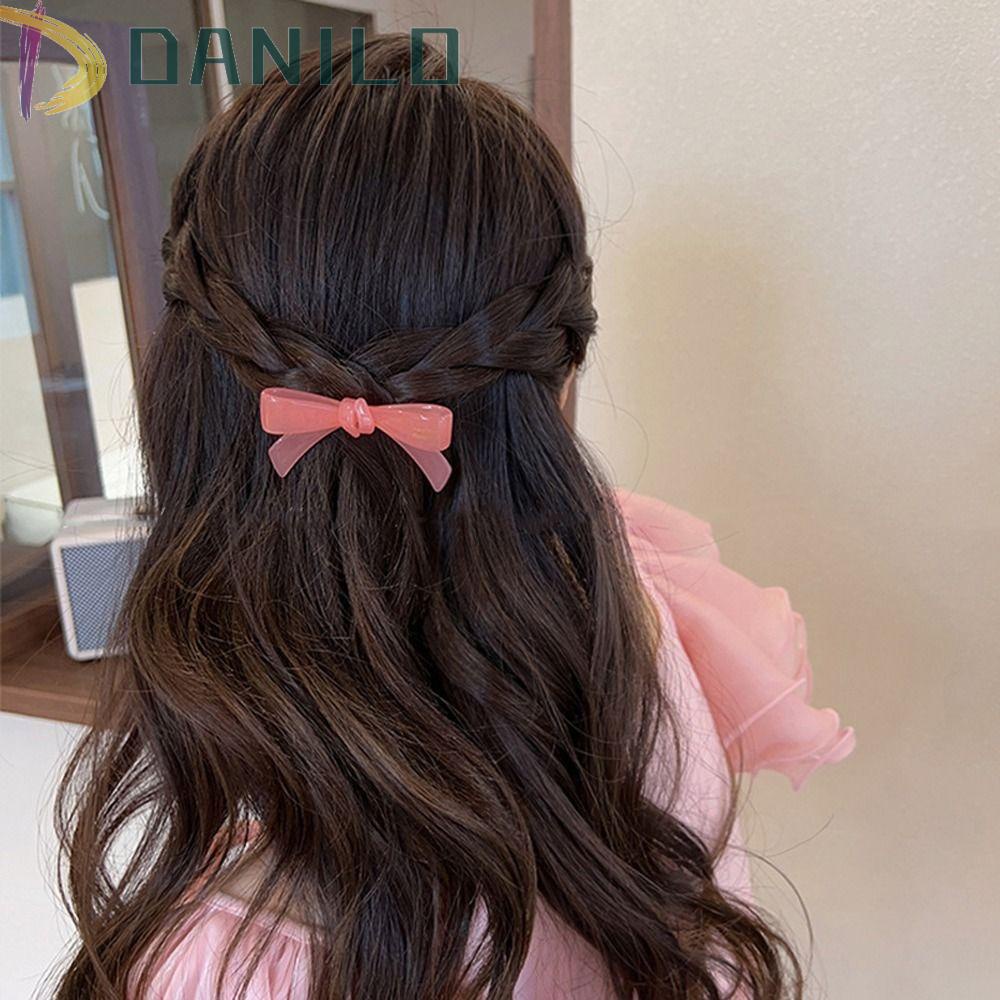 Kẹp Tóc Hình Nơ Nhỏ Xinh Xắn Phong Cách Hàn Quốc Cho Bé Gái