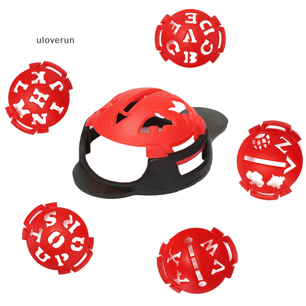 Khuôn Vẽ Đánh Dấu Bóng Golf 6 Trong 1 Tiện Dụng