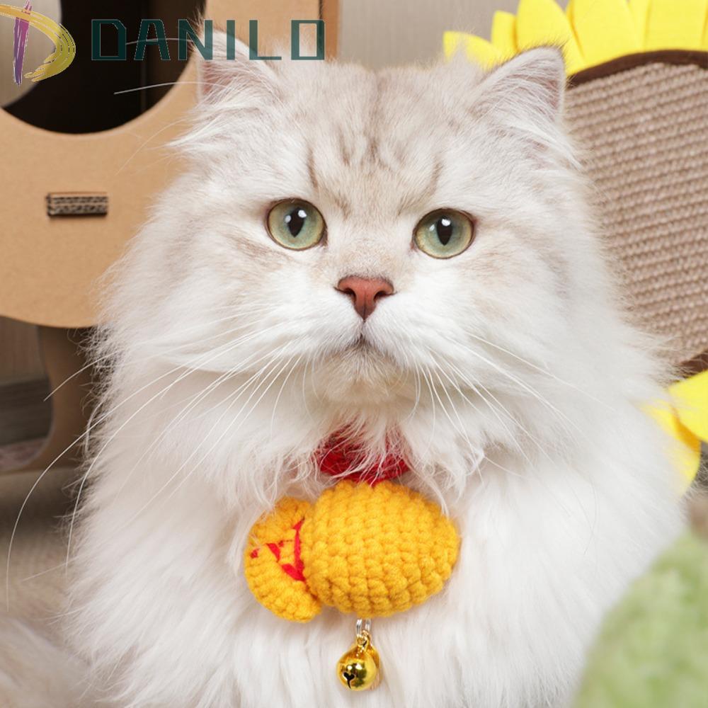 Danilo Yếm Ăn Mềm Mại Có Chuông Điều Chỉnh Được Sáng Tạo Dễ Thương Dành Cho