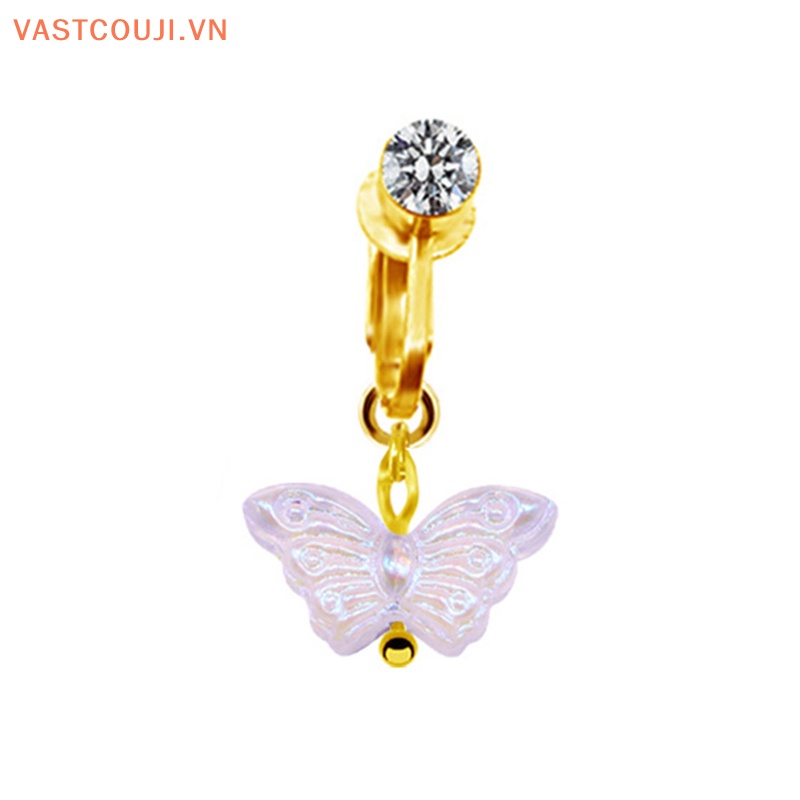 Khuyên Rốn Hình Bướm Không Cần Bấm Lỗ Sáng Tạo Cho Nữ