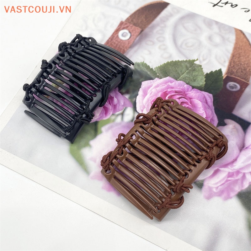 Lược Cài Tóc Co Giãn Phong Cách Vintage Sáng Tạo Cho Nữ