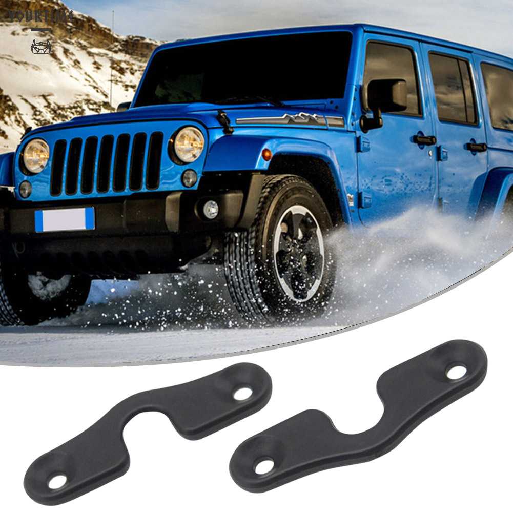 Bộ 2 Kẹp Gắn Tấm Che Nắng Xe Hơi Jeep Wrangler JK JL JT After 2007