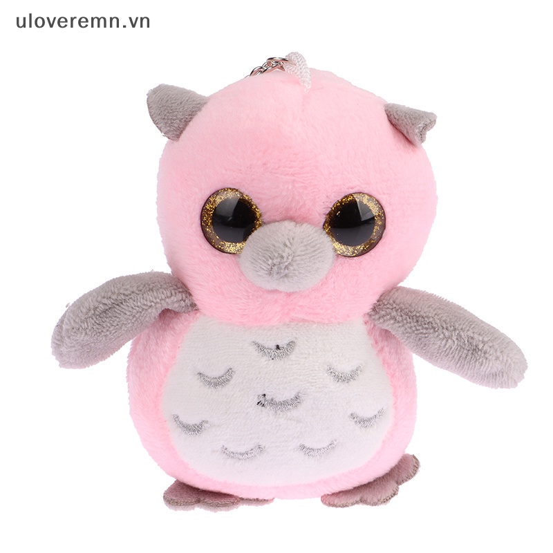 Móc Khóa Hình Cú Nhồi Bông Mềm Mại Dễ Thương