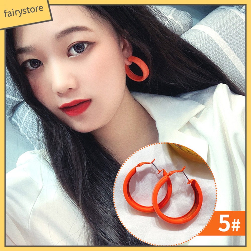 Bông Tai Hình Cánh Hoa Dạng Móc Thời Trang Dành Cho Nữ