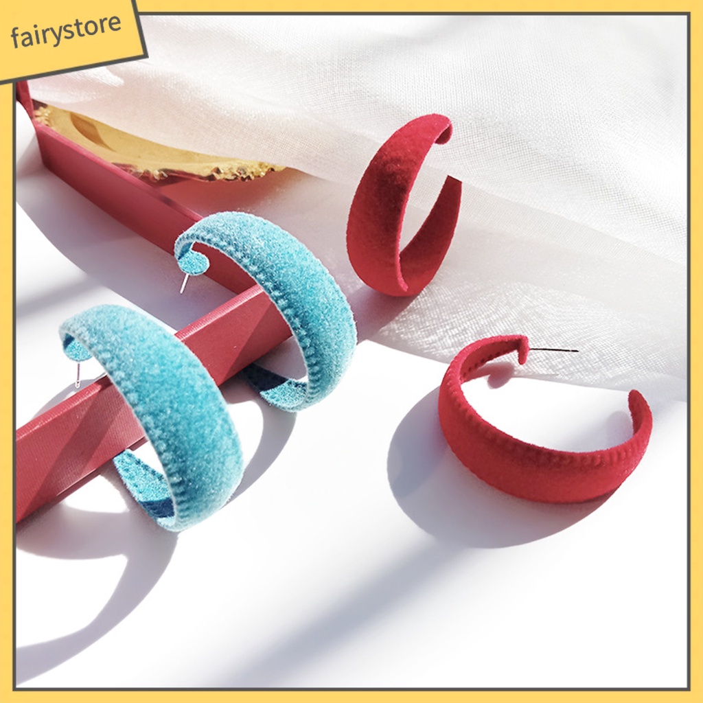 Đôi Khuyên Tai Tròn Phong Cách Vintage Thời Trang Cho Nữ