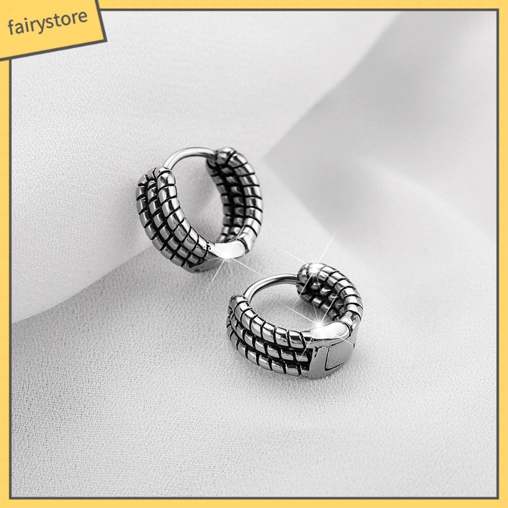 Bông Tai Bằng Thép Không Gỉ Thời Trang Dành Cho Nam