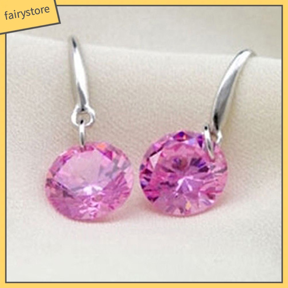 Bông Tai Mạ BạC ĐíNh Đá ThờI Trang