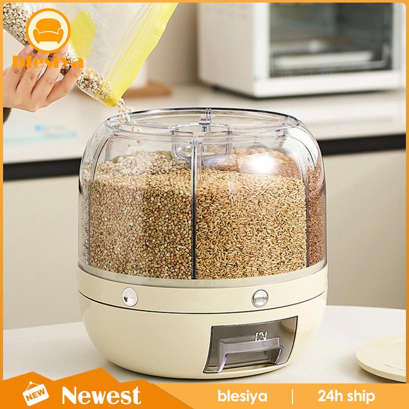 Hộp Đựng Hạt 6 Ngăn Cho Millet Barley