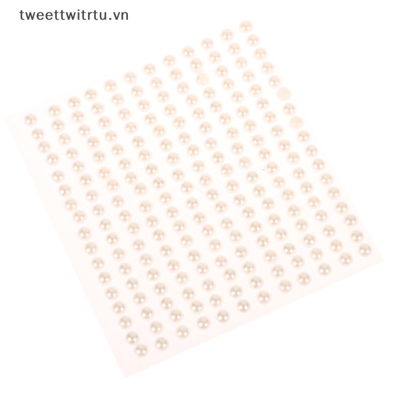 Hạt Ngọc Trai Giả Bằng Acrylic 3 / 4 / 5 / 6mm Dùng Trang Trí Đồ Chơi