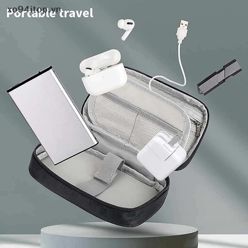 Túi Đựng Phụ Kiện Điện Tử / Dây Cáp Gọn Gàng Tiện Dụng Mang Theo Du Lịch