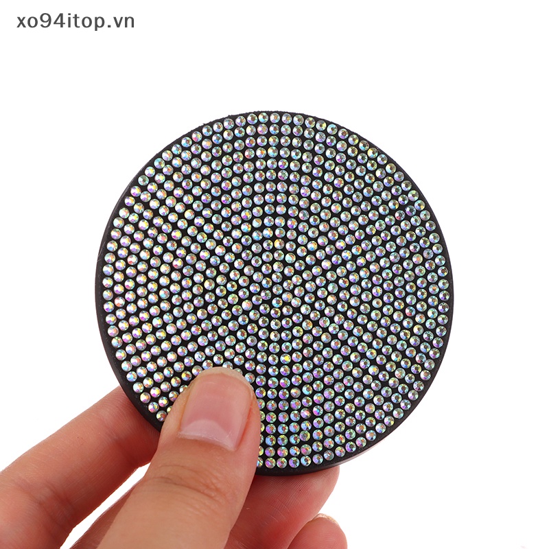 Xoitop Miếng Lót Cốc Bằng Silica Gel Chống Trượt Hình Kim Cương Cho Xe Hơi