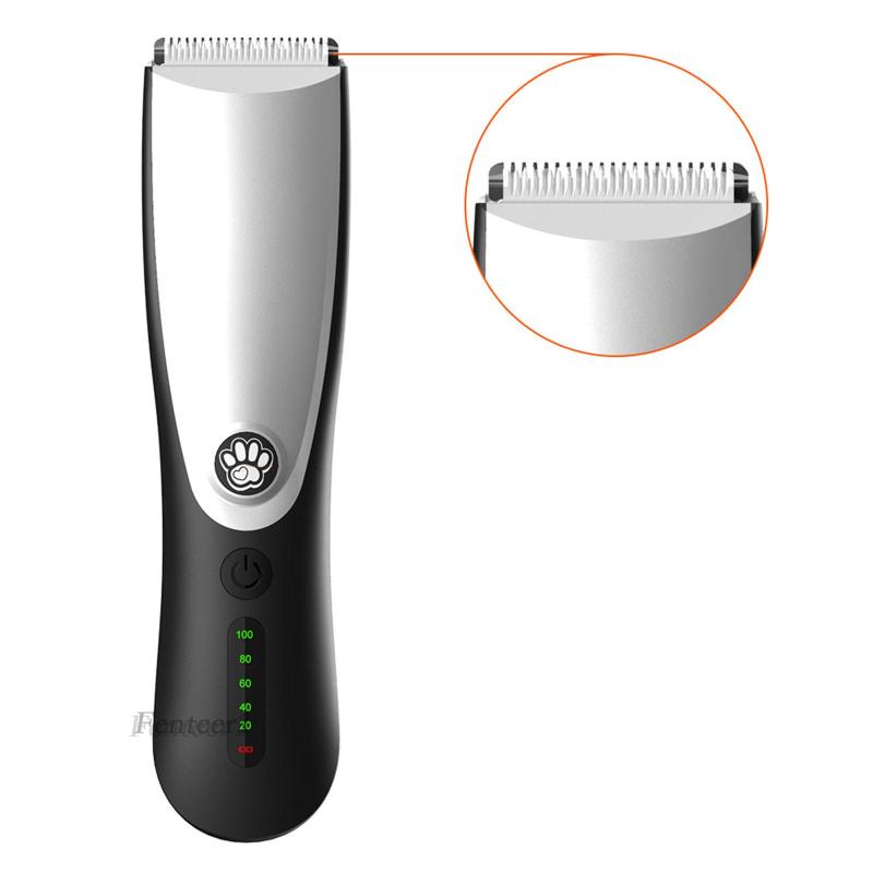 [Fenteer1] Bộ Tông Đơ Tỉa Lông Thú Cưng Di Động Có Thể Sạc Lại