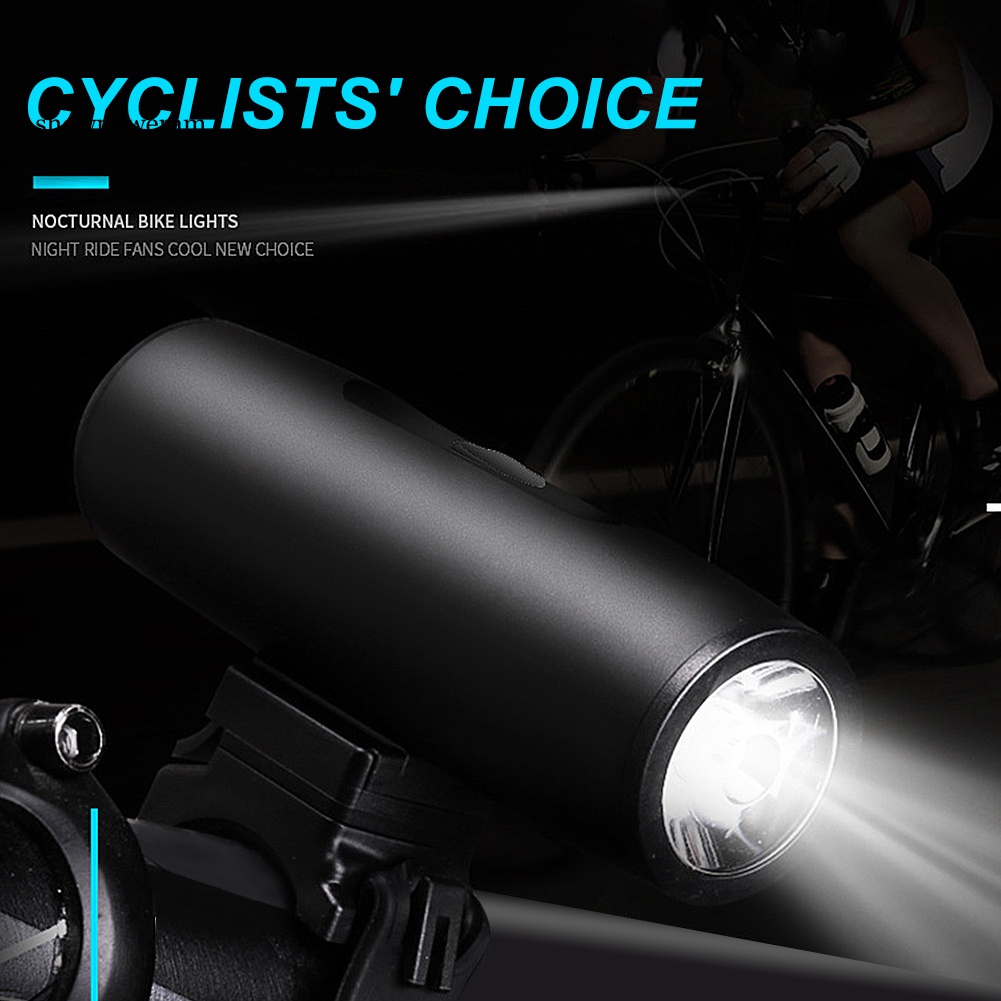 Đèn LED Gắn Phía Trước Xe Đạp Sạc USB 5 Chế Độ