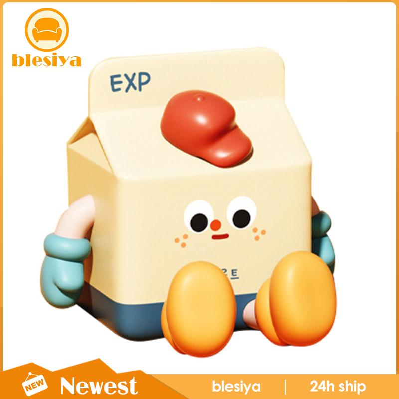 [Blesiya] Đèn Ngủ Hình Hộp Sữa Hoạt Hình Cổng USB Làm Quà Tặng Sinh Nhật Cho Bé