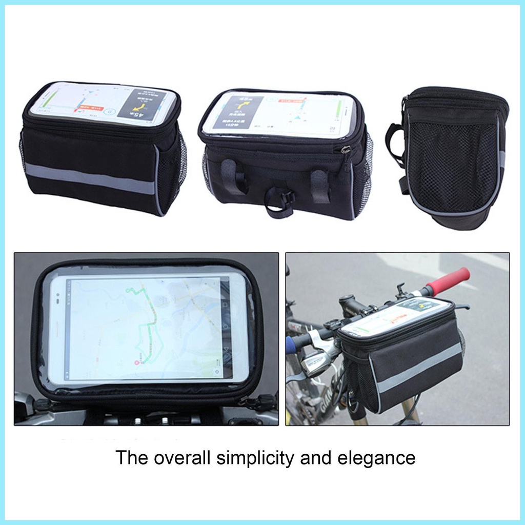 Túi Đựng Điện Thoại Gắn Khung Trước Xe Đạp Chống Thấm Nước Có Màn Hình Cảm Ứng